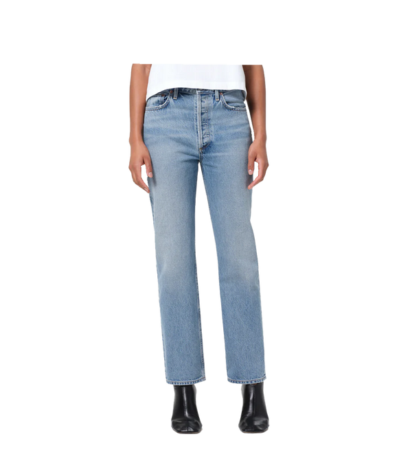 Agolde 90's Pinch Waist High Rise Straight Jeans