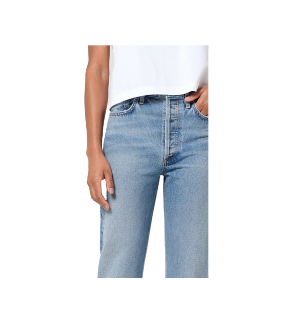 Agolde 90's Pinch Waist High Rise Straight Jeans