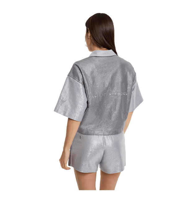 Alix The Label Cropped Blouse