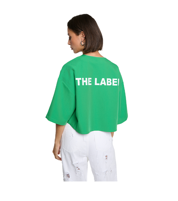 Alix The Label Cropped Baseball Shirt