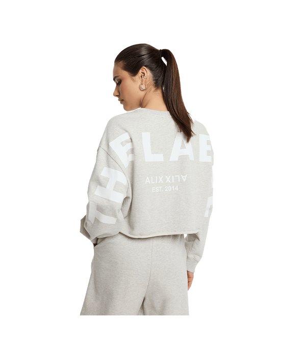 Alix The Label Back Print Sweater