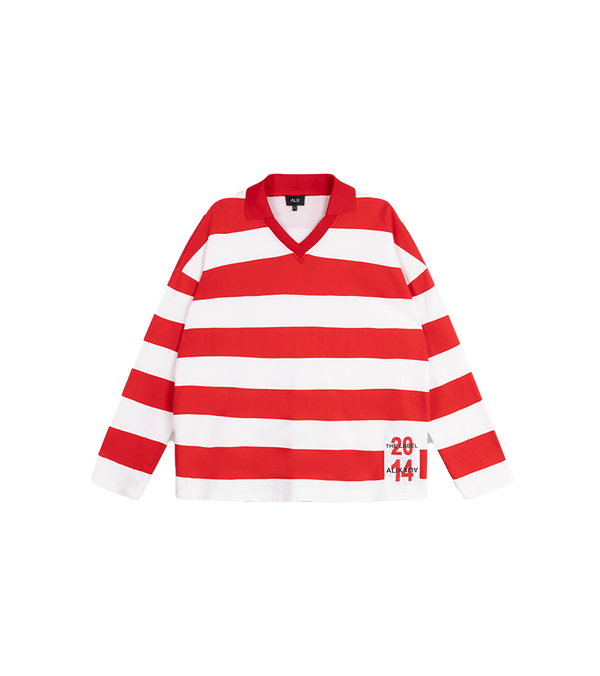 Alix The Label Stripe Polo