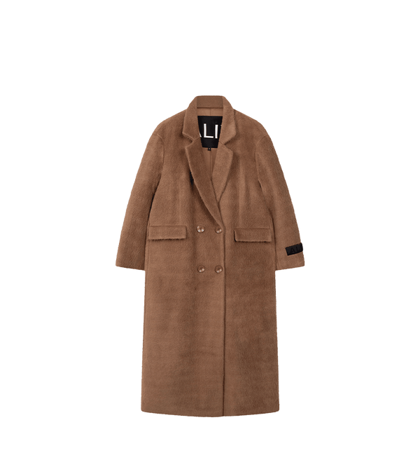Alix The Label Long Hairy Coat