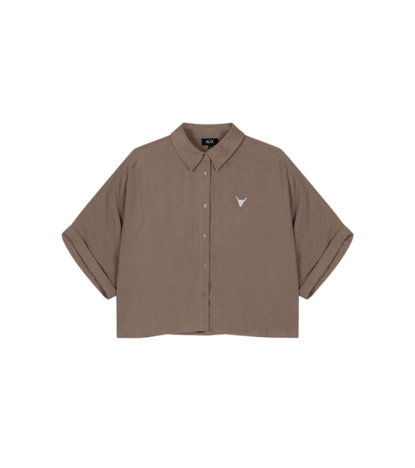 Alix The Label Crinkle Blouse