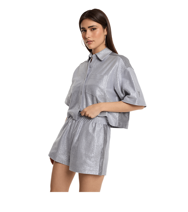 Alix The Label Cropped Blouse