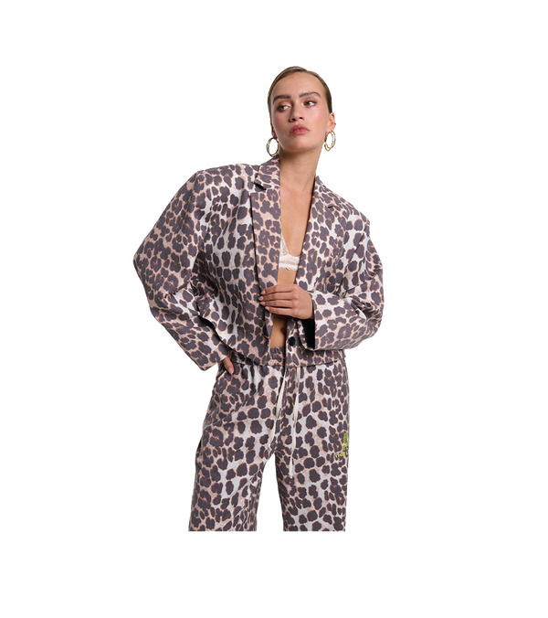Alix The Label Animal Blazer