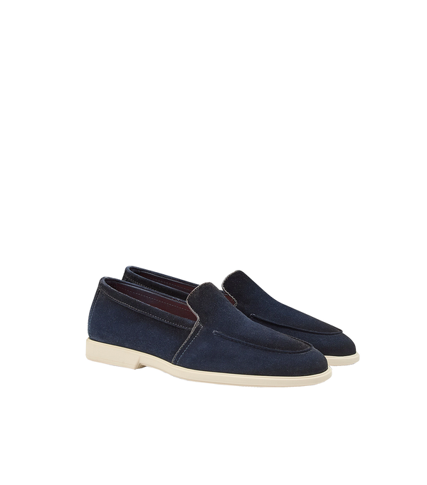 Santoni Suede Loafer