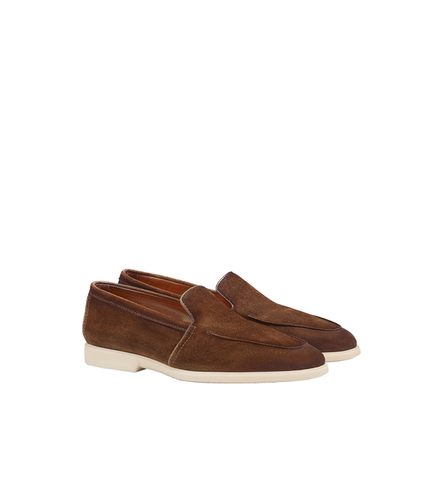 Santoni Suede Loafer