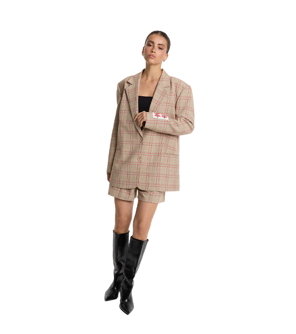 Alix The Label Check Blazer