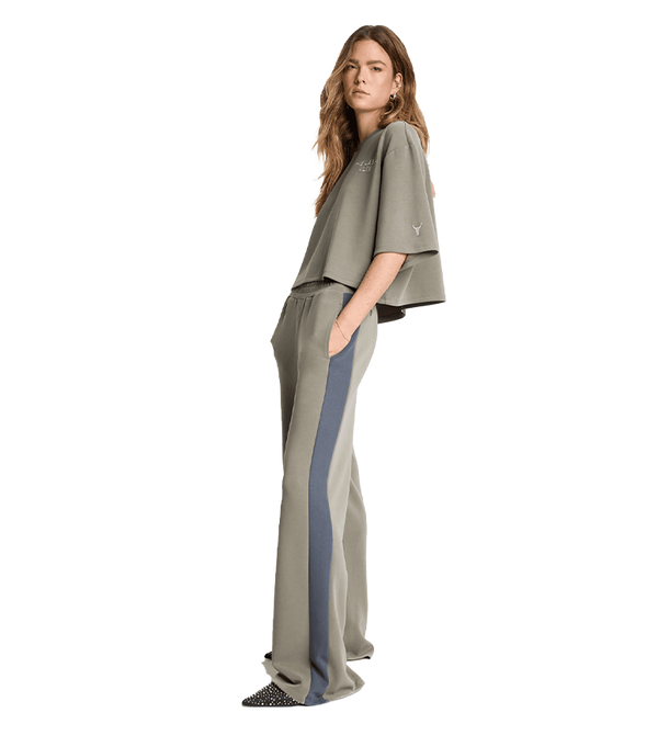 Alix The Label Flowy Side Tape Pants