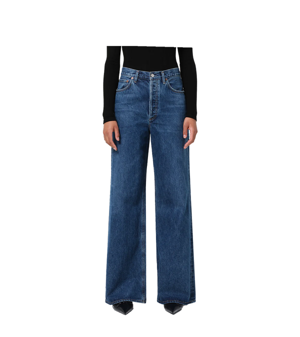 Agolde Dame High Rise Wide Leg Jeans