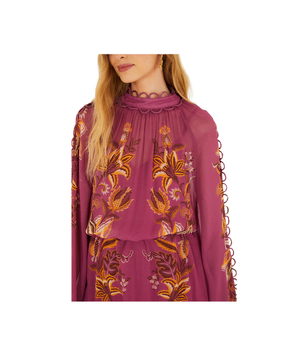 Farm Rio Ruffled Mini Jurk