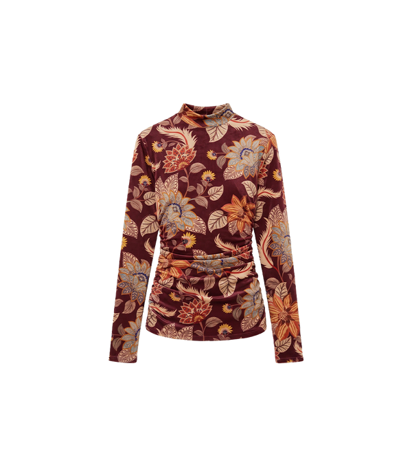 Farm Rio Delhi Velvet Blouse
