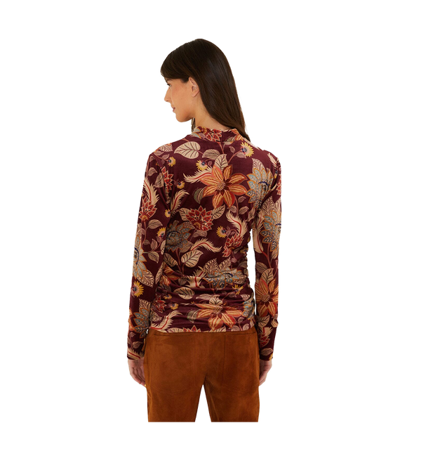 Farm Rio Delhi Velvet Blouse