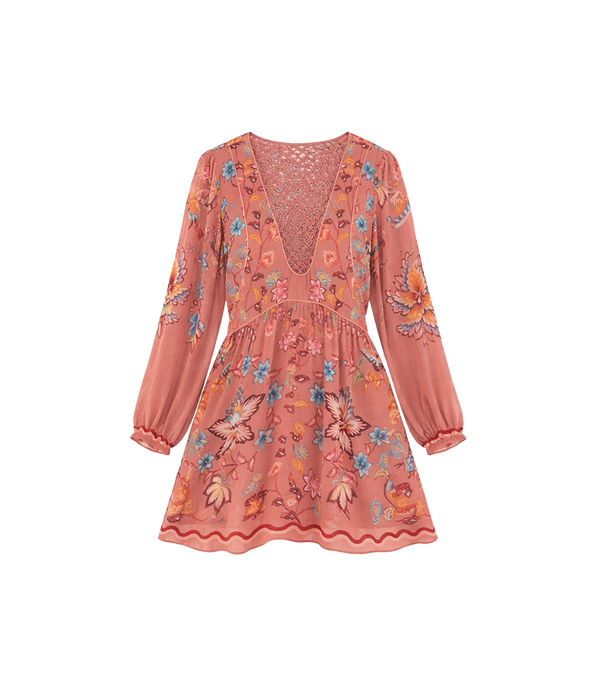 Farm Rio Mocha Boho Jurk