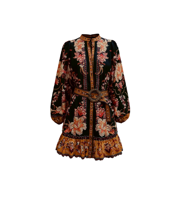 Farm Rio Majestic Garden Mini Jurk