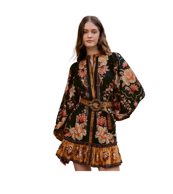 Farm Rio Majestic Garden Mini Jurk