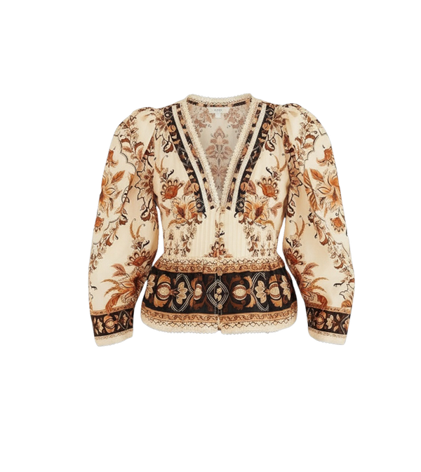 Farm Rio Majestic Garden Blouse