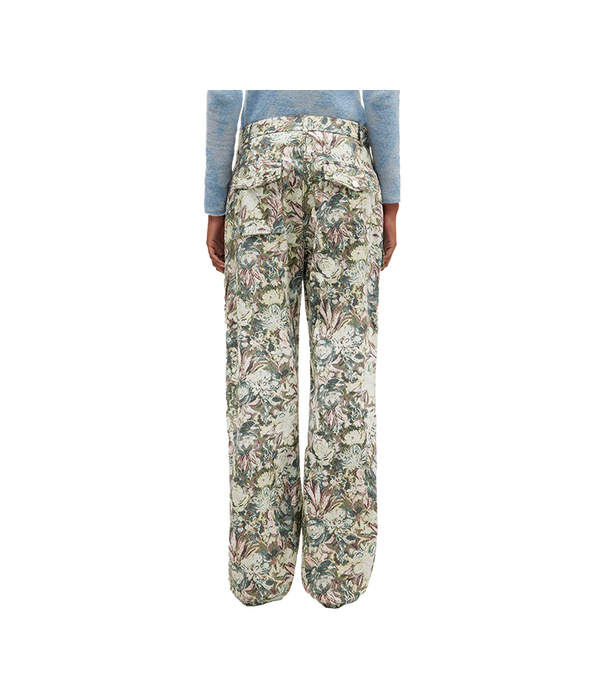 Ganni Tapestry Twill Broek