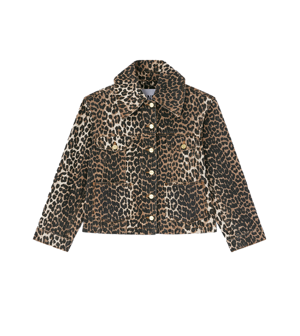 Ganni Leopard Jacket