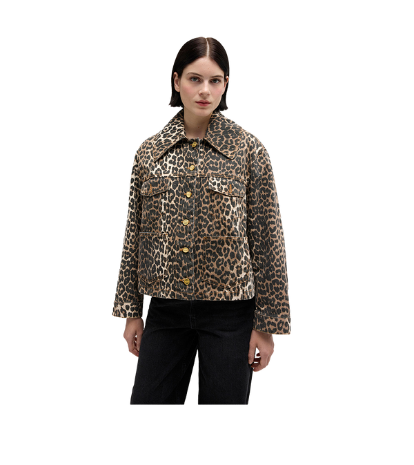 Ganni Leopard Jacket