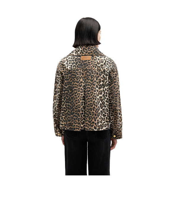 Ganni Leopard Jacket