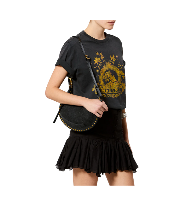 Isabel Marant Oskan Moon Bag Croco