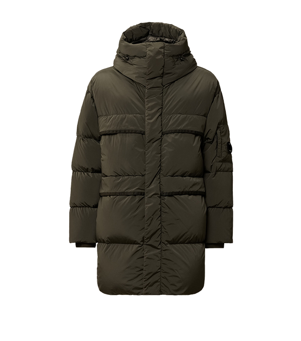 C.P. Company Nycra-R Long Hooded Down Jacket