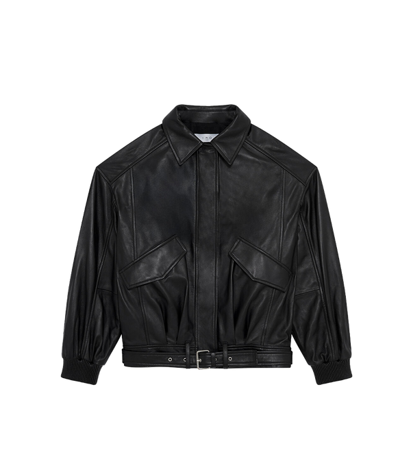 IRO Manka Oversized Leather Jacket