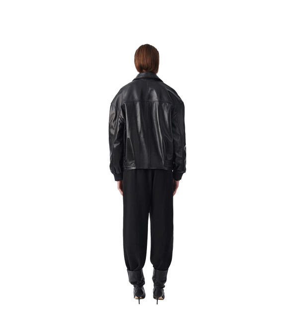 IRO Manka Oversized Leather Jacket
