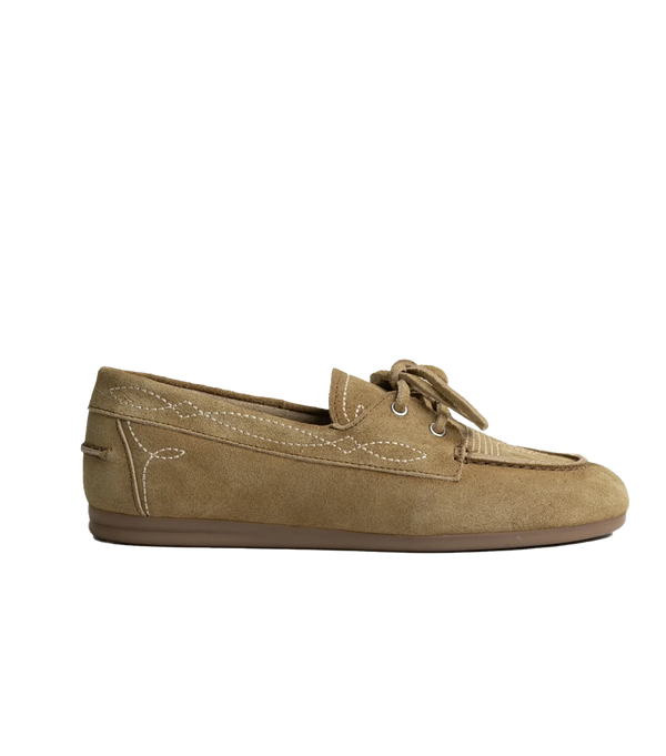 Posa Boat Loafer Prairie Suede