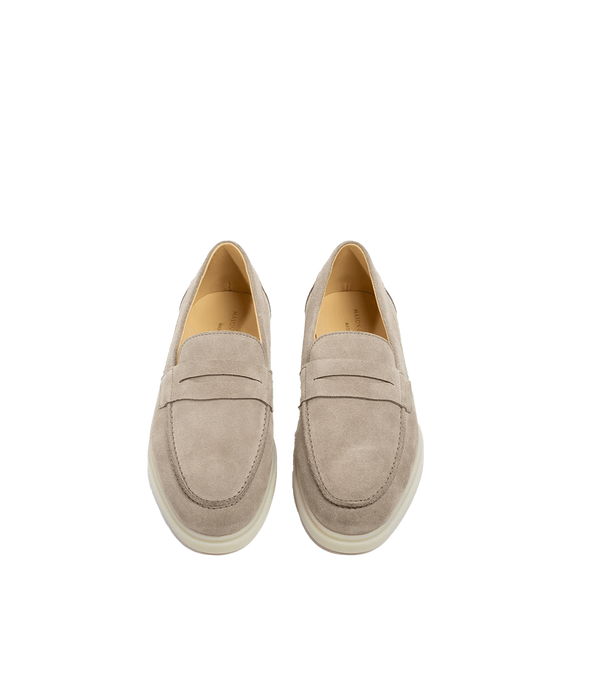 Mason Garments Amalfi Penny Loafer Grey