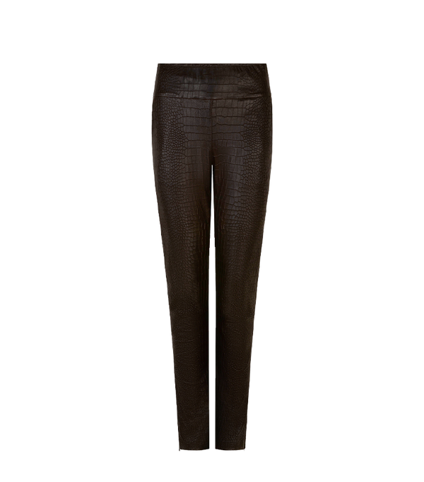 Ibana Pollie Croco Leren Broek