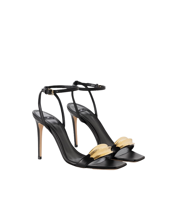 Elisabetta Franchi Leren Sandalettes