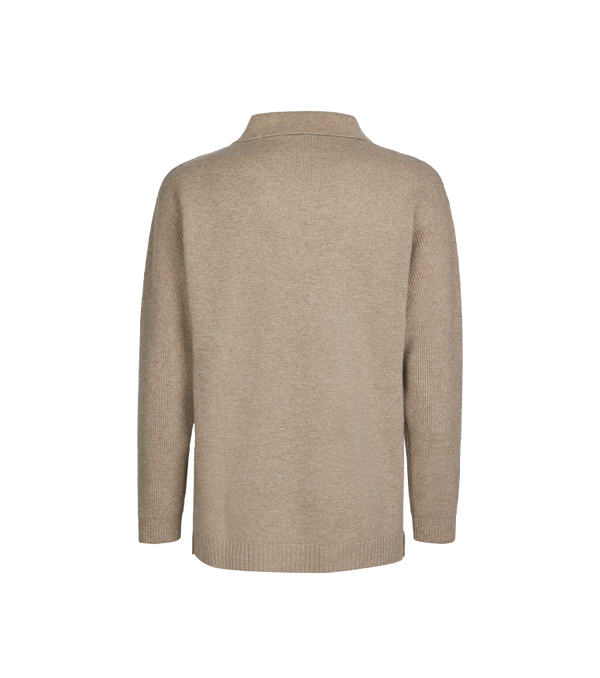 Sease Felted Half Zip Polo