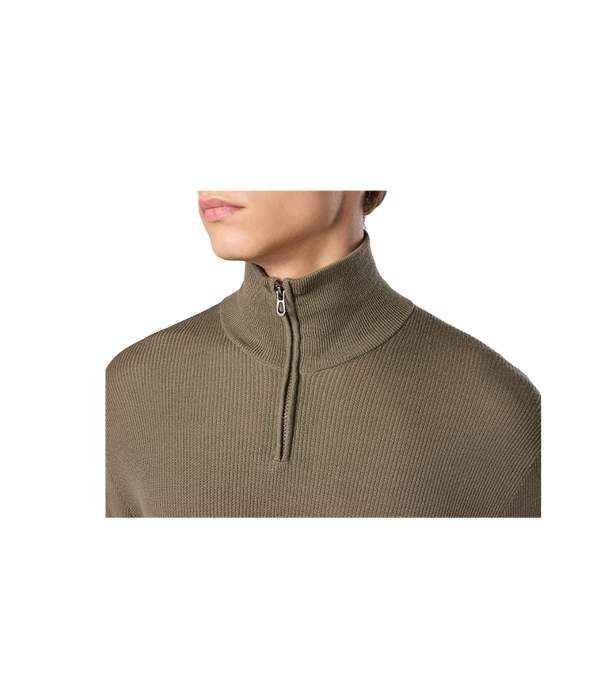 Sease Waffle half Zip Trui