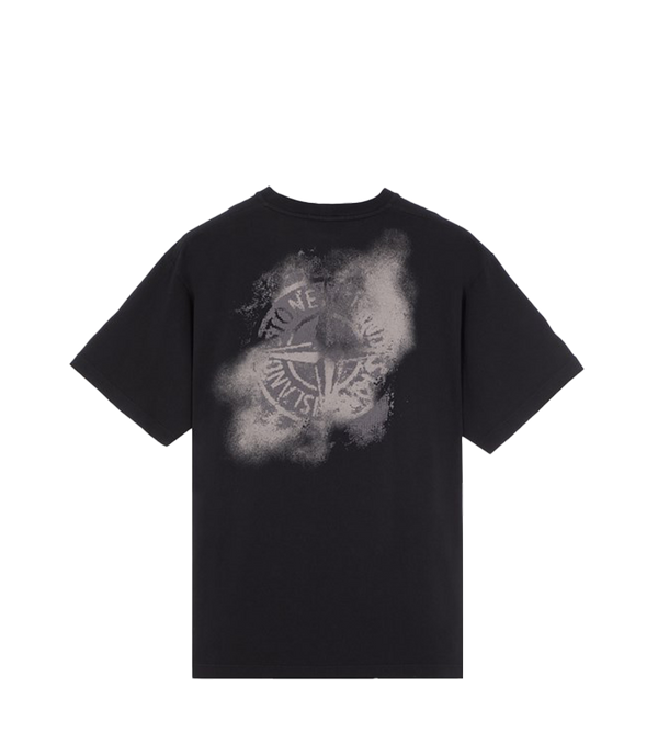 Stone Island T-shirt met Logo en Backprint