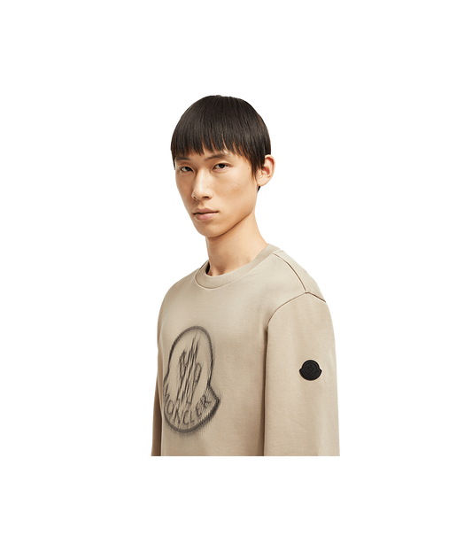 Moncler Blurred Logo Sweatshirt