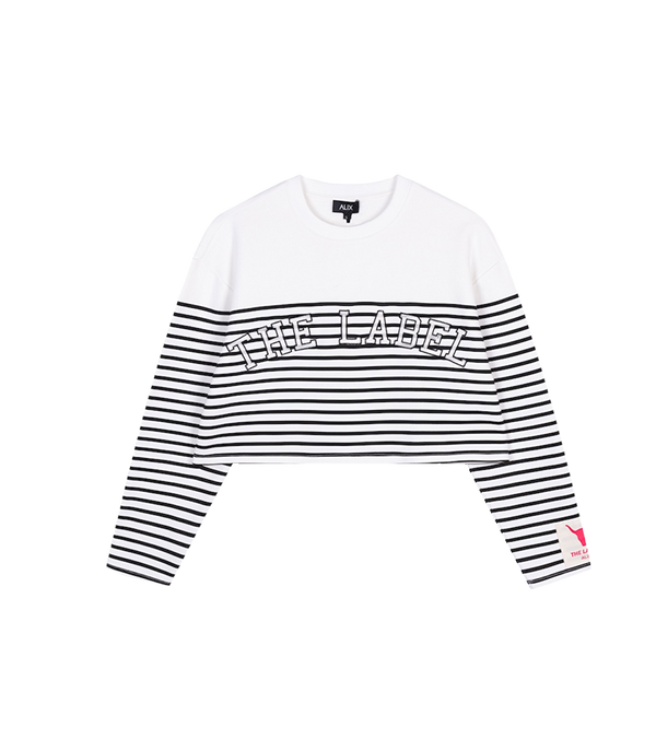 Alix The Label Stripe Sweater