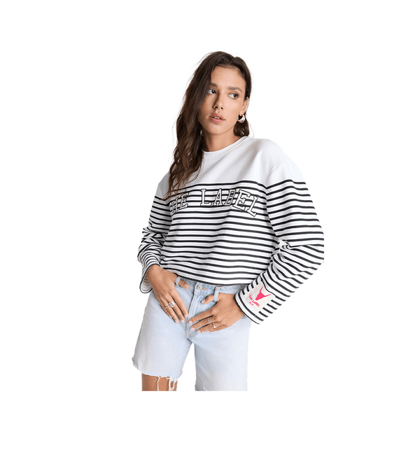 Alix The Label Stripe Sweater