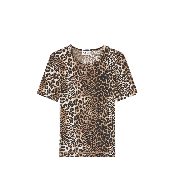 Ganni Leopard T-Shirt