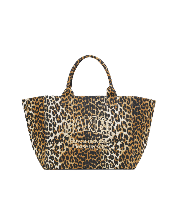 Ganni Leopard XXL Bag