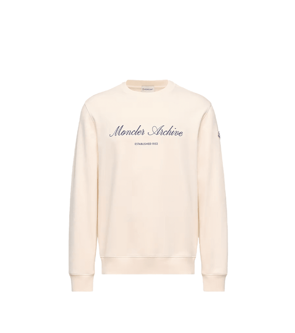 Moncler Cotton Blend Logo Sweater