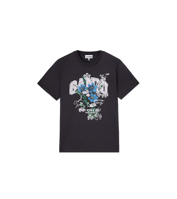 Ganni Flowers T-Shirt