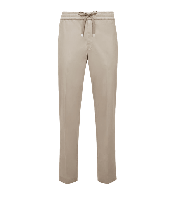 Moncler Polished Cotton Jogging Trousers