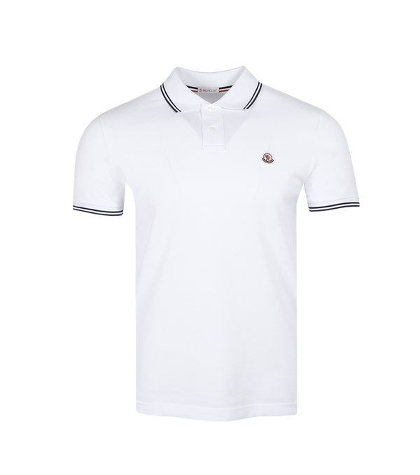 Moncler Polo Manica C - Wit